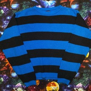 VTG Striped Knit Sweater  M
